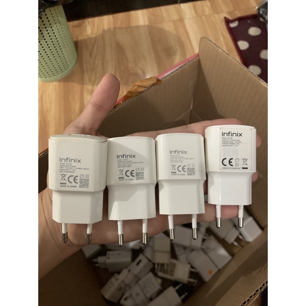 charger infinix type C & USB 10w 10,11 play 12play,11s zero 5G bekas Ori COPOTAN 100%