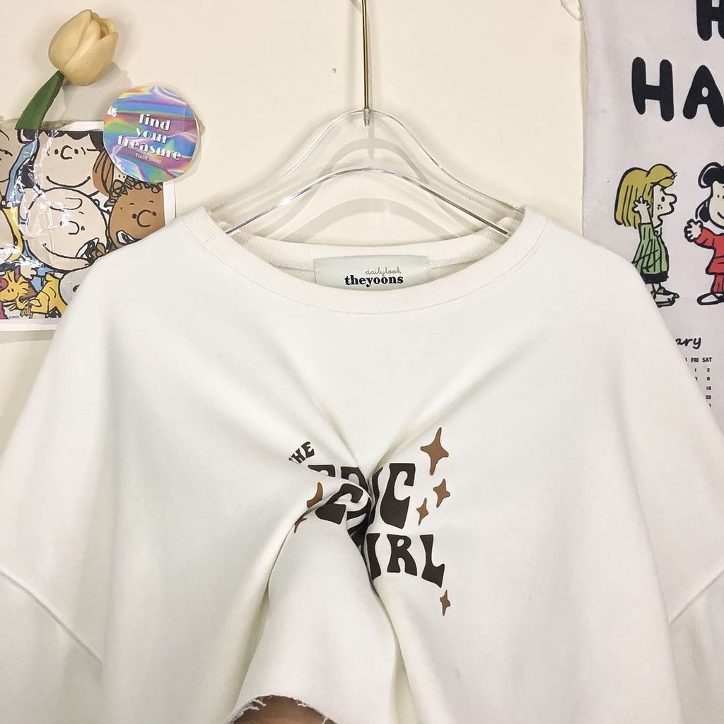 COSMIC COWGIRL SWEATER CROP WANITA KOREA TERBARU