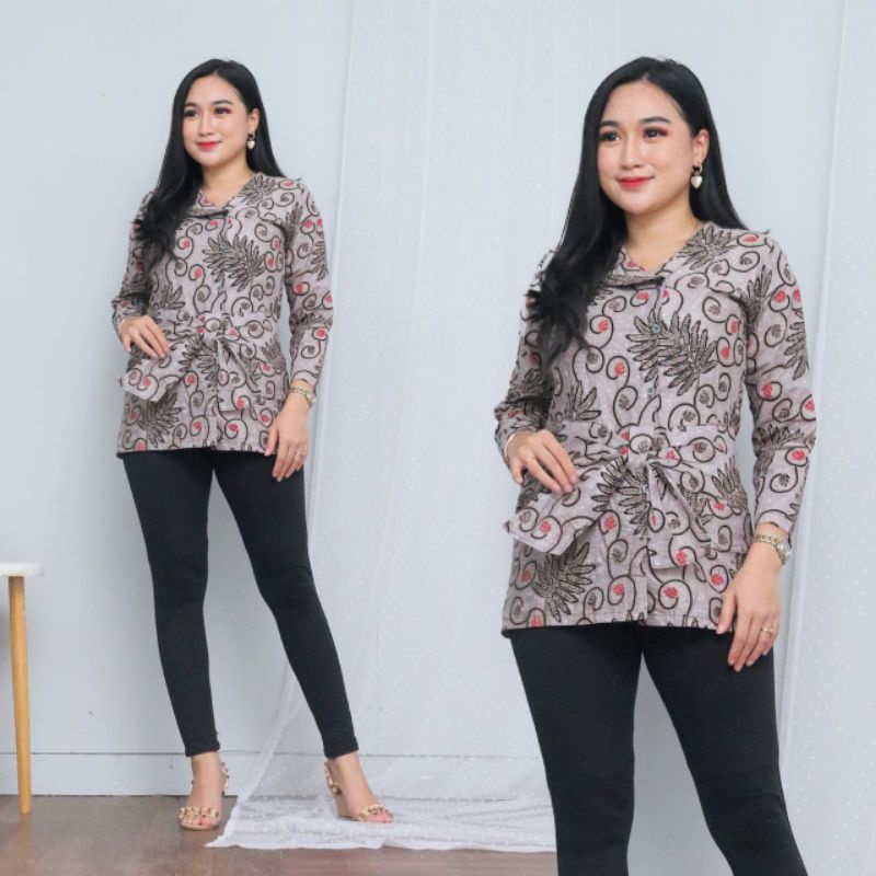 Baju batik wanita baju batik kerja wanita