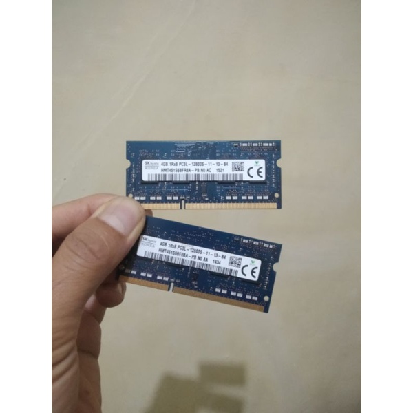 Memori Laptop 2GB 4GB 8GB 1RX8 DDR3L PC12800