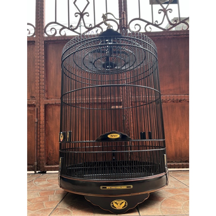 Kandang Burung Sangkar Murai Sni Black Reborn