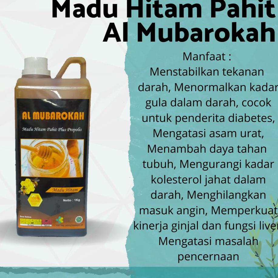

RVN241 Madu Hitam Pahit Al Mubarokah Kemasan 1 Kg ##