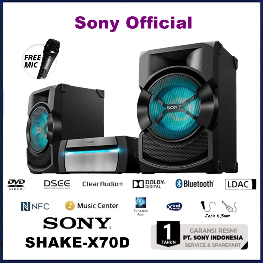 Jual Sony SHAKE-X70D X70 D ShakeX70D ShakeX70 Home Audio Speaker System ...