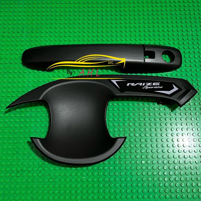 Paket Outer Handle Toyota Raize & Cover Handle Raize Handel Hitam Doff