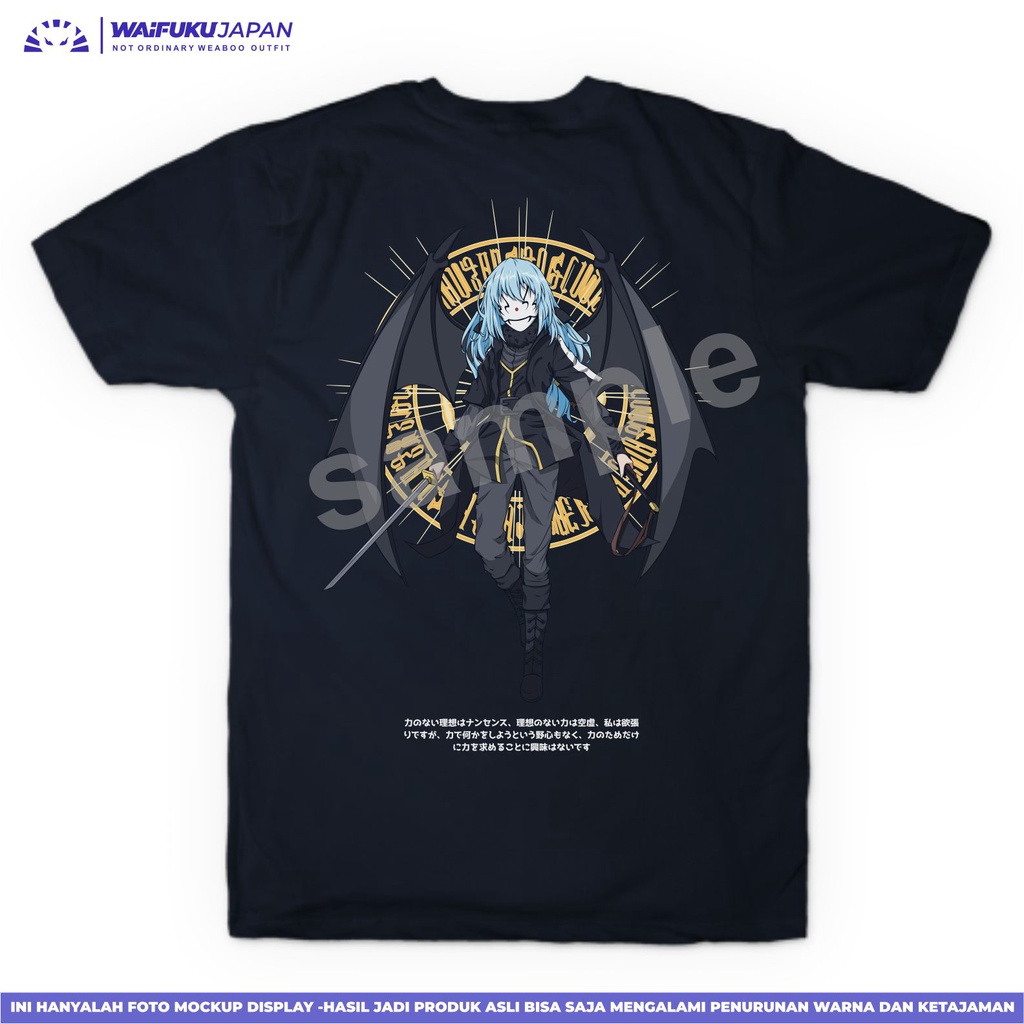 T-shirt Kaos Anime Tensura - Rimuru Tempest " Demon Lord "