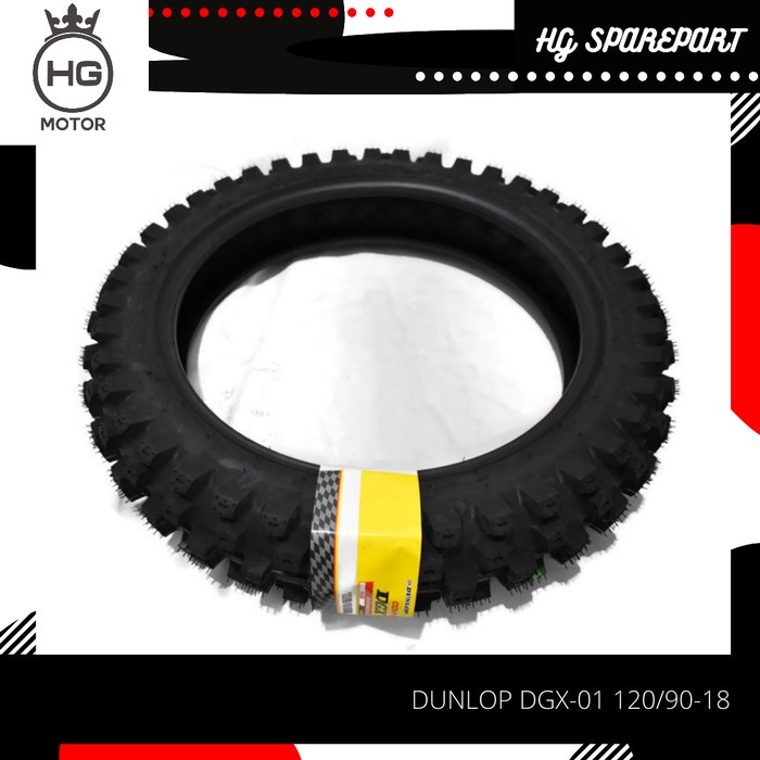 Ban Trail Belakang Dunlop Dgx-01 120/90 Ring 18 120/90-18