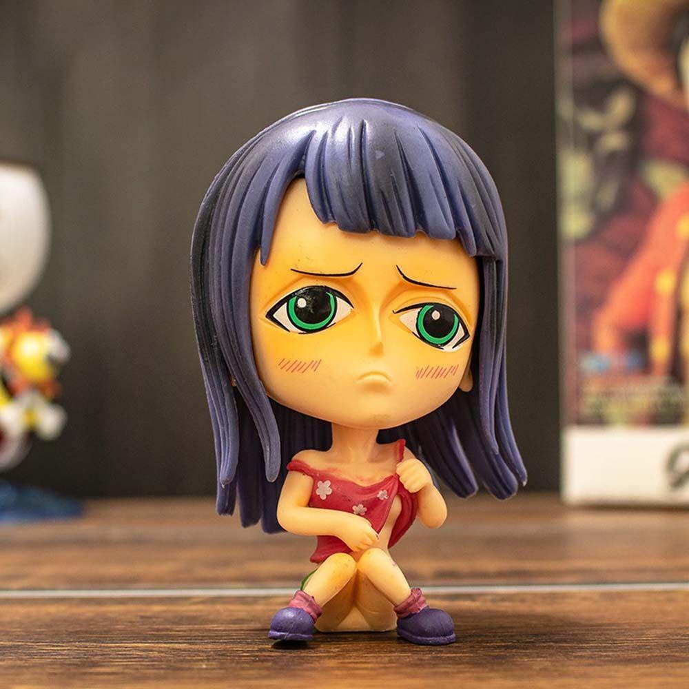 Nickolas1 Monkey D Luffy Model Mainan Hadiah Natal Anime Jepang PVC Mainan Ornamen Desktop Robin Boa Roronoa Zoro Hancock Nami Sabo Patung Anime