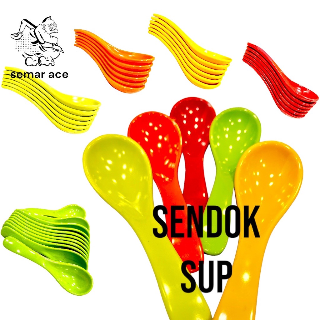 SENDOK SUP MELAMIN 5.5&quot;