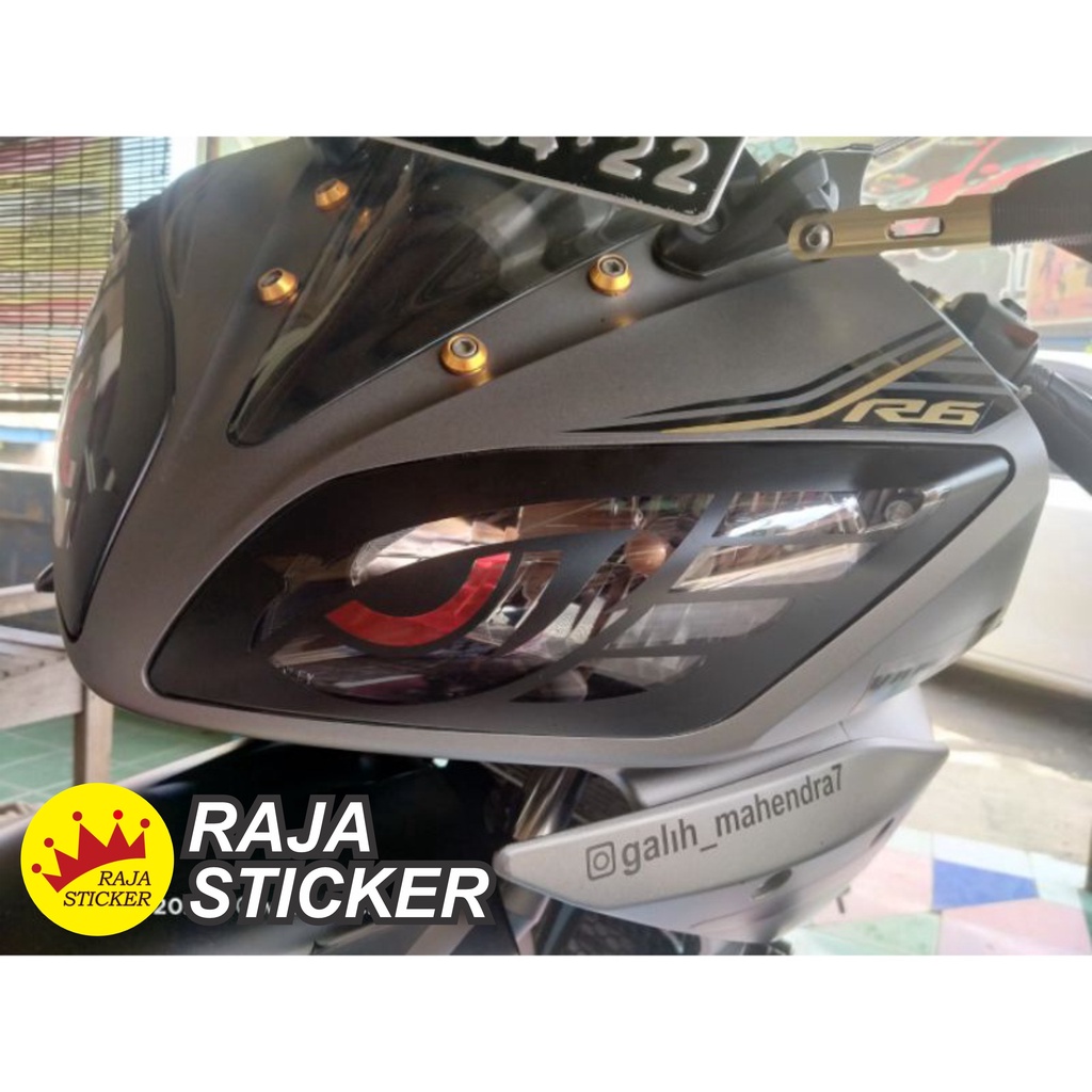 Stiker sticker lampu R15 v2