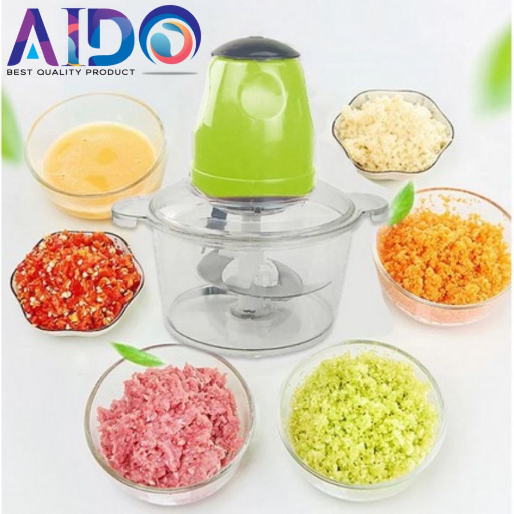 Blender Daging 2 Speed / Meat Glinder Food Processor / Penggiling Daging Elektrik/ chopper / blender kapsul / blender capsul 2liter / chopper capsul