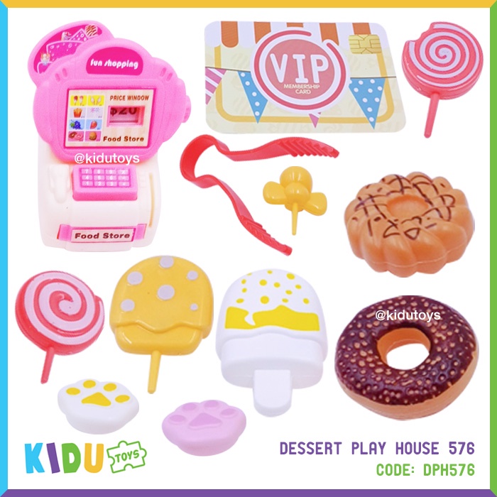 Mainan Anak Masak Masakan Murah Kue Es Krim Baking Dessert Play House 576 Kidu Toys