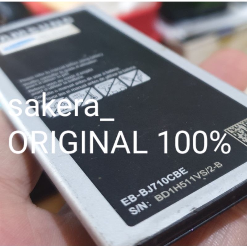 BATERAI BATTERY SAMSUNG J710 J7 2016 EB-BJ710CBE  ORIGINAL COPOTAN
