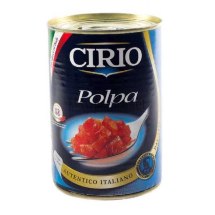 

Cirio chopped tomatoes 400gr