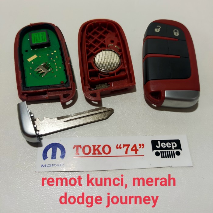 Remot Kunci Merah 433Mhz Dodge Journey