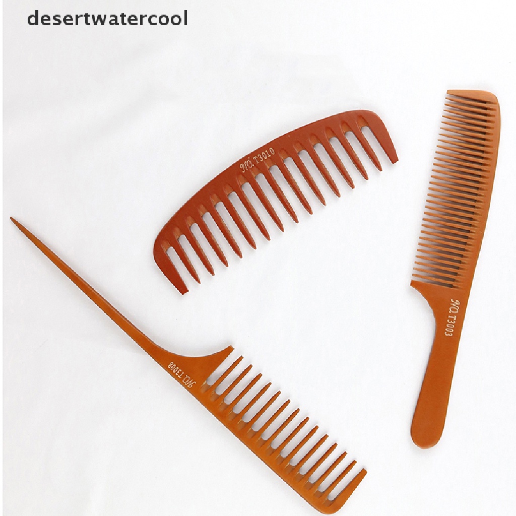 Deid 1PC Alat Styling Sikat Rambut Sisir Parg Kayu Anti-Statis Anti Kusut Martijn