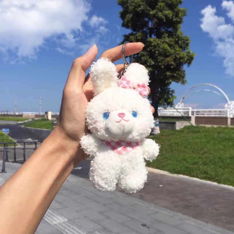 SearPlaid Kelinci Beruang Liontin Keren Manis Lucu Kreatif Boneka Mahasiswa Beberapa Sekolahnya Mo00