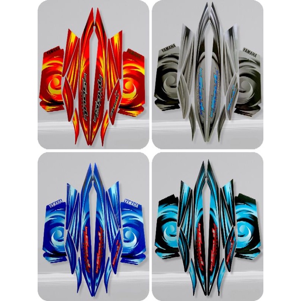 STRIPING MIO STIKER LIS LES SET MOTOR MIO SOUL 2008 FULL BODY MOTIF SRANDAR