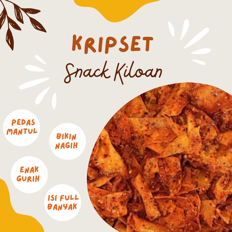 

SNACK CEMILAN KILOAN KRIPSET MURAH/KERIPIK SETAN/KERIPIK SINGKONG