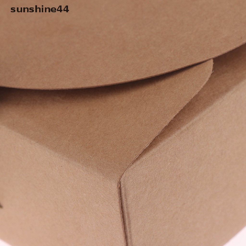 Sunshine Creative Marble Style Gift box Kraft Paper DIY Candy box Valene's Day Gift.