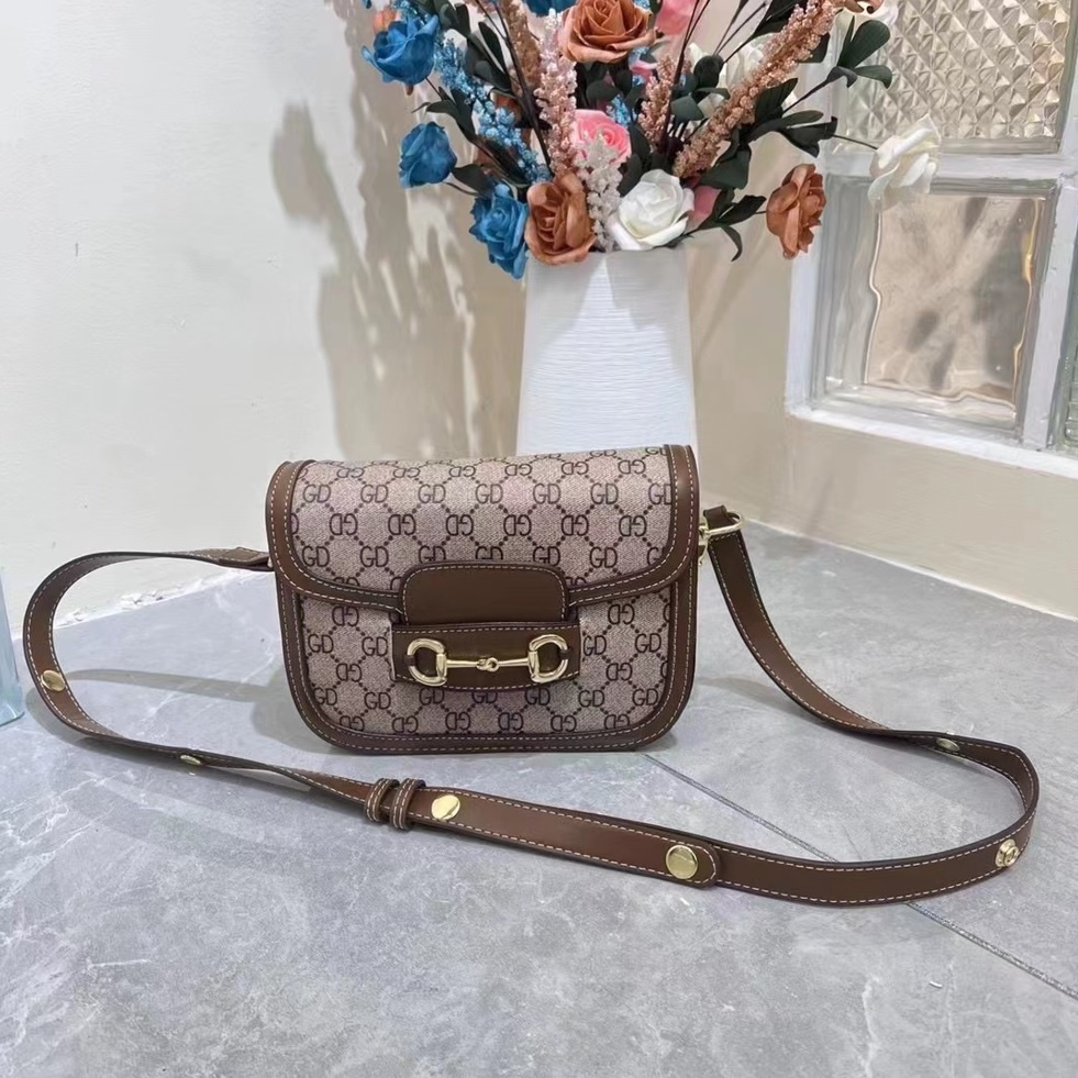 BJ65616 - BLACK/BROWN - TAS SLEMPANG MOTIF D GD WANITA FASHION IMPORT MODIS ELEGAN TERMURAH TERLARIS TERBARU BAGSTORE JAKARTA TAS BATAM ZC5616 GT1988 BQ3687