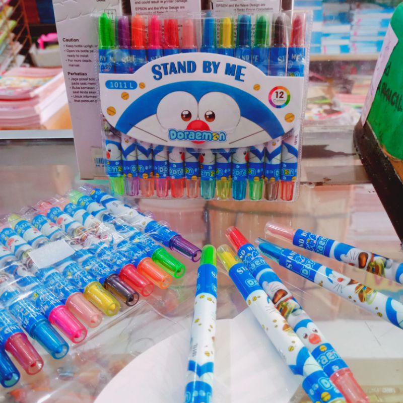 

Krayon Stand By Me Doraemon 12 warna