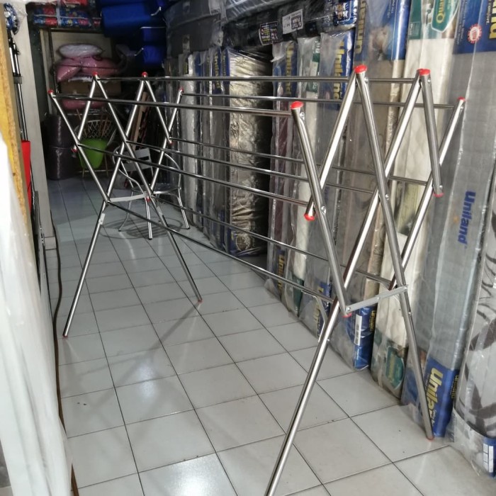 Jemuran Jemuran Baju Stainless Steel Jumbo 180Cm