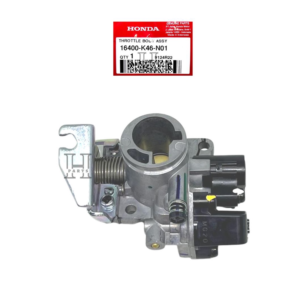 THROTTLE BODY ASSY KARBURATOR INJEKSI VARIO 110 LED LAMA 16400-K46-N01