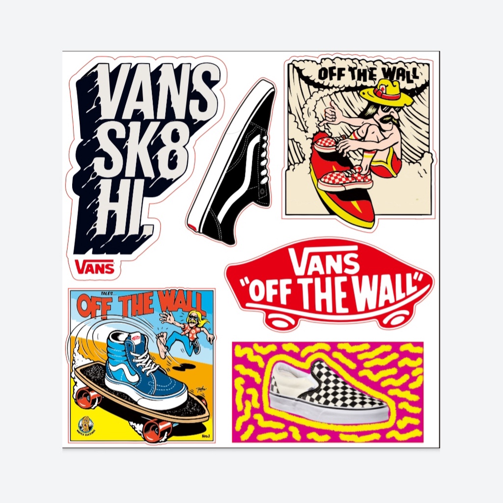 

Stiker Vans Off The Wall Shoes Sticker Logo Vans
