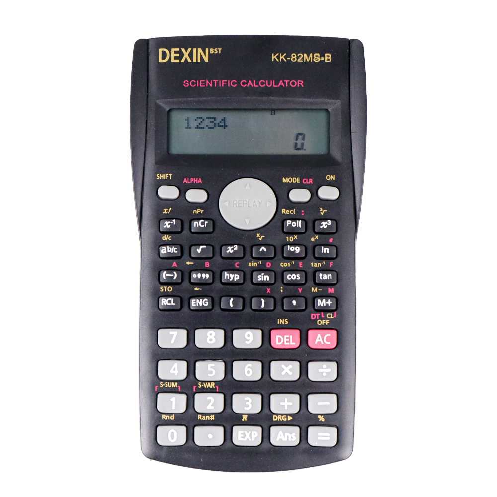 

DEXIN Kalkulator Elektronik Scientific Calculator - KK-82MS-B - RTNG