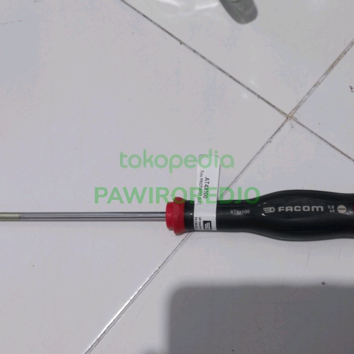 Facom Flat Screwdriver At 4X100 (Obeng Min Facom 4X100)