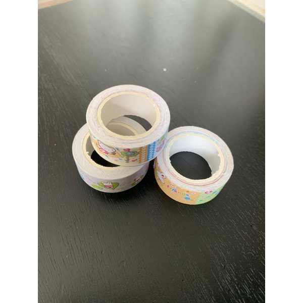 

Tape lem pola lucu/ selotip/ isolasi/lakban motif lucu(set isi 3)
