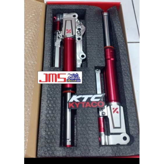 suspension shock depan ktc kytaco original fazzio Mio m3 mioj soul gt115/125 Mio soul lama Mio sporty Xeon x ride gear125 dll