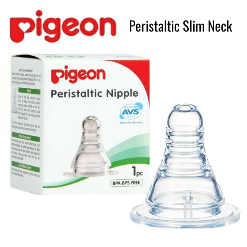 PIGEON Silicone Nipple Size S, M, L (0-6 Bulan) Dot Silicon Nipple Bayi Toples Niple (Ecer)