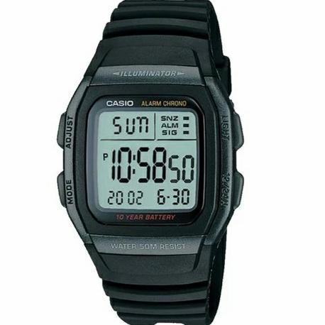 JAM CASIO DIGITAL W96H / W-96H-1B ORIGINAL BERGARANSI DISKON