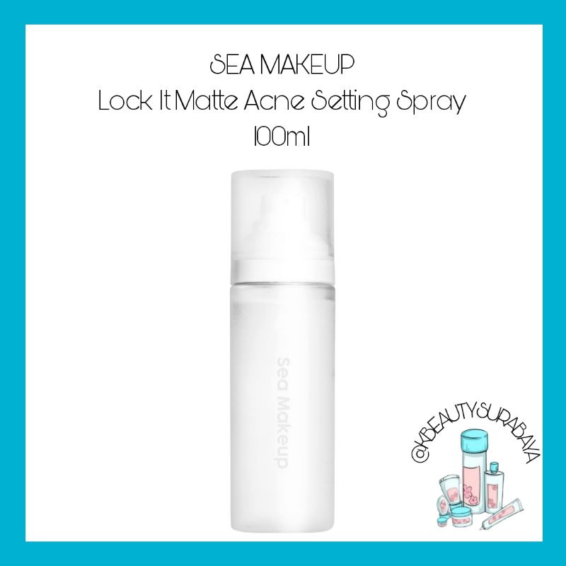 (BPOM) SEA MAKEUP Lock It Matte Acne Setting Spray