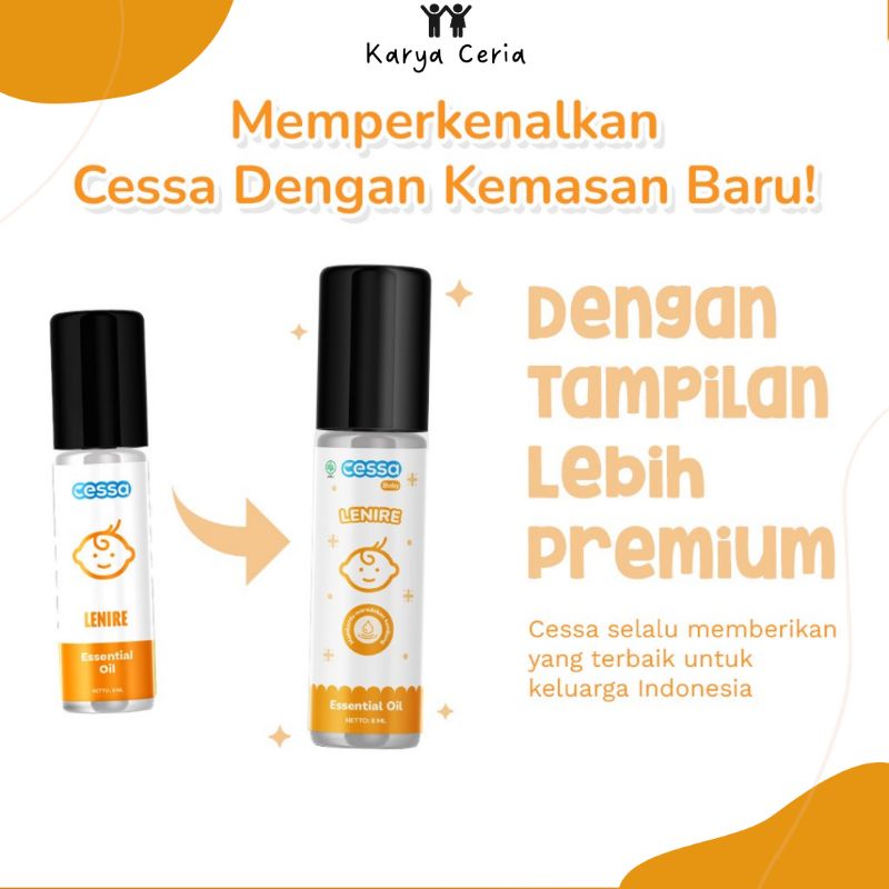 Cessa Kuning Lenire Essential Oil Menenangkan Anak Bayi Rewel Pereda Perut Kembung