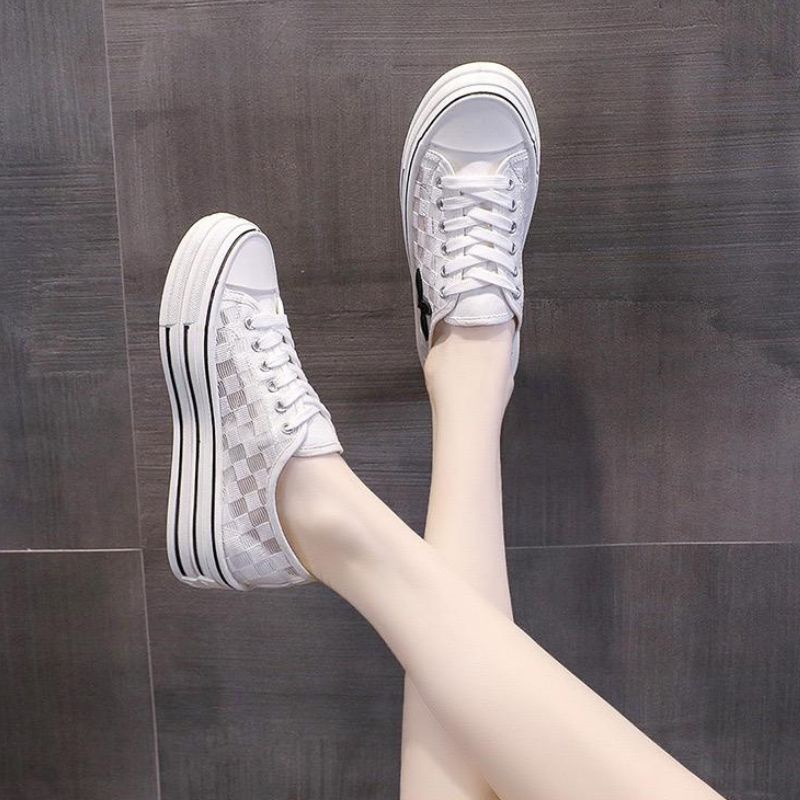 RYX - Petal Canvac Sepatu Slip On Tali Sneakers Wanita Fashion Casual / Jalan-Jalan - Ori Import