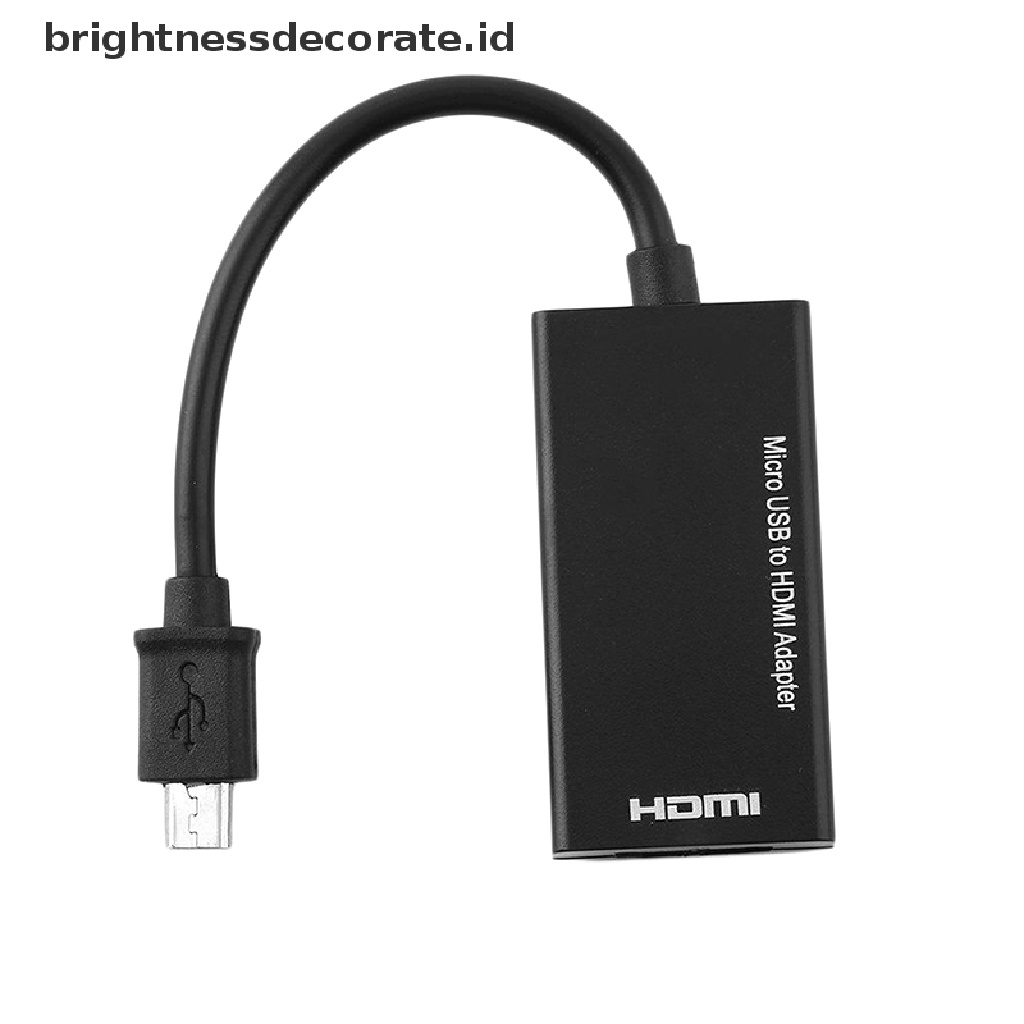 [Birth] Kabel Adaptor Micro USB 2.0 To HDMI HDTV TV HD Untuk Hp Samsung LG S7 [ID]