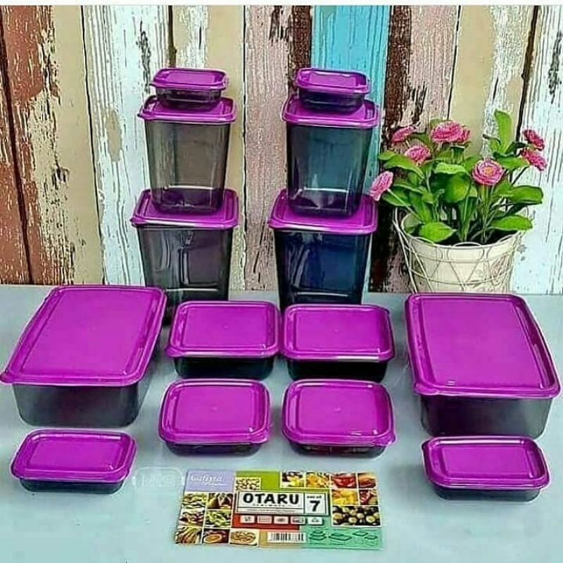 (CALISTA) TOPLES OTARU 14 SET/TEMPAT PENYIMPANAN MAKANAN