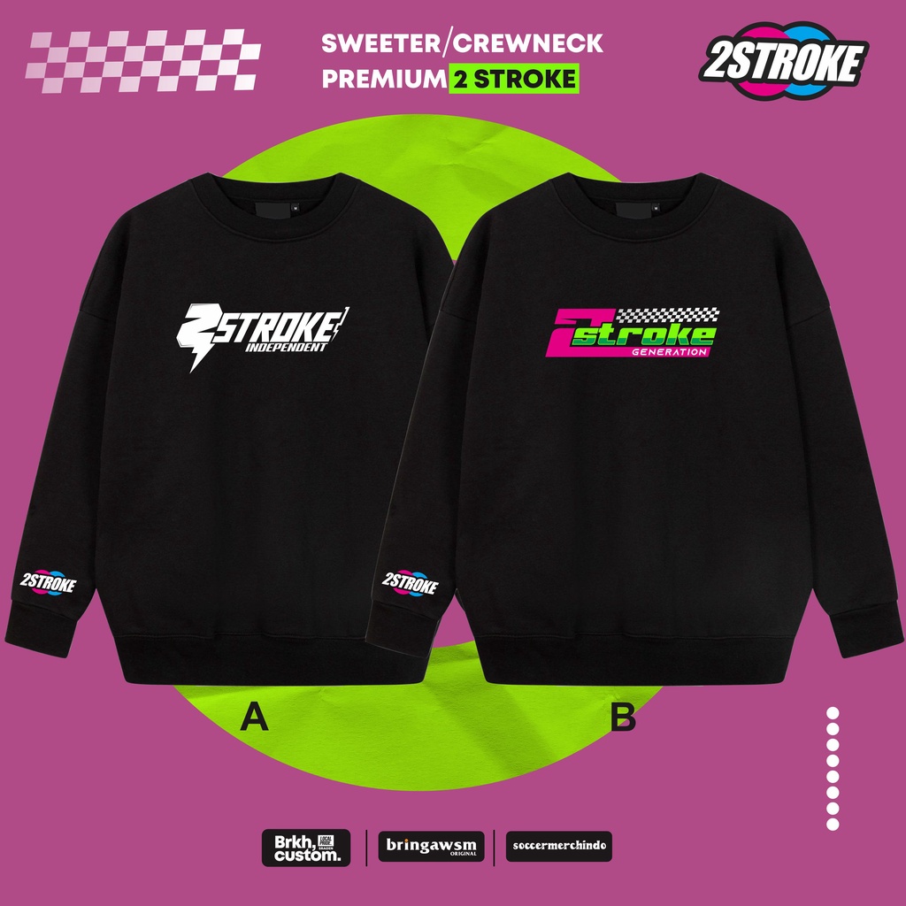 CREWNECK 2 STROKE ENGINE 001 CREWNECK 2 TAK INDOMRECH CREWNECK DISTRO PREMIUM BRKHCUSTOM