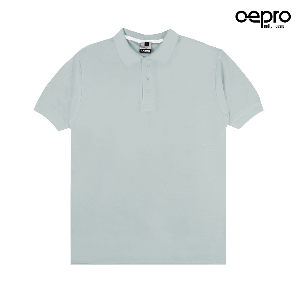 Kaos Polo Premium | Kaos Kerah Premium | Polo shirt | Light Gray | Full Katun | Oepro