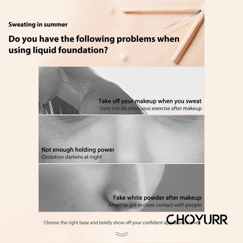 【COD】Liquid Foundation Red Ginseng Moisturizing Dan Rejuvenating Skin Korea Kosmetik Tahan Air Yang Tahan Lama-CH