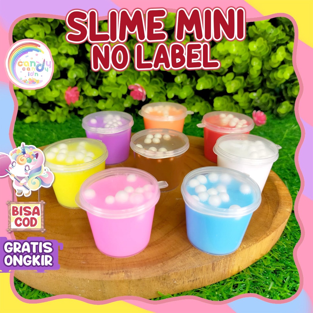 Slime tofu mini with floam no label harga reseller