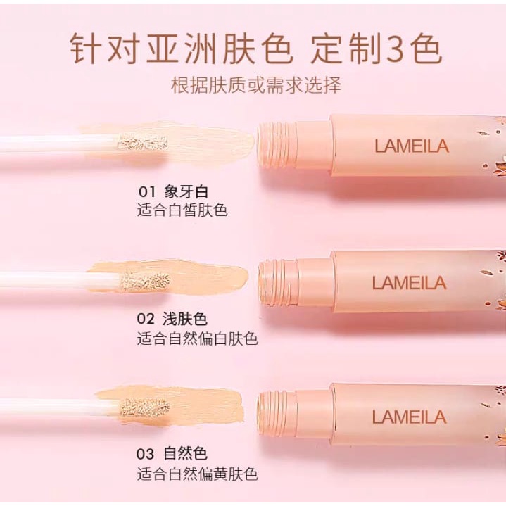 Lameila Cover Make Up Protection Concealer Penutup Noda Pada Wajah 1039