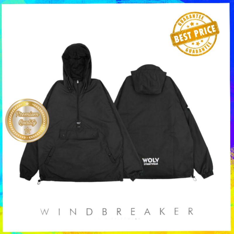 Jaket cagoule simple wolv original