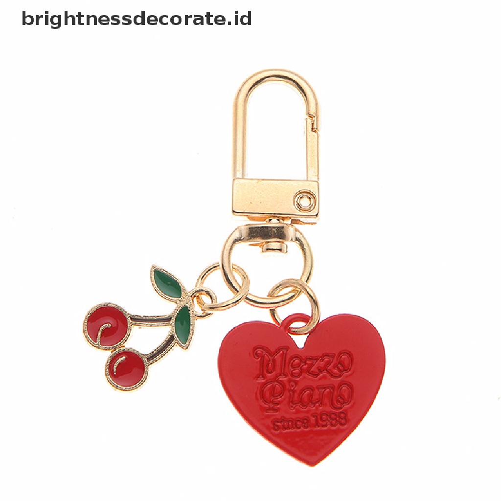 [Birth] Cherry Cinnamon Dog Gantungan Kunci Tas Liontin Keyc Lucu Cantik Baru [ID]