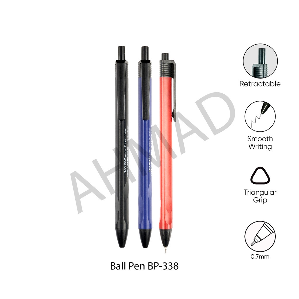 

JOYKO Pulpen / BallPen BP - 338 0,7mm [ Lusin ]