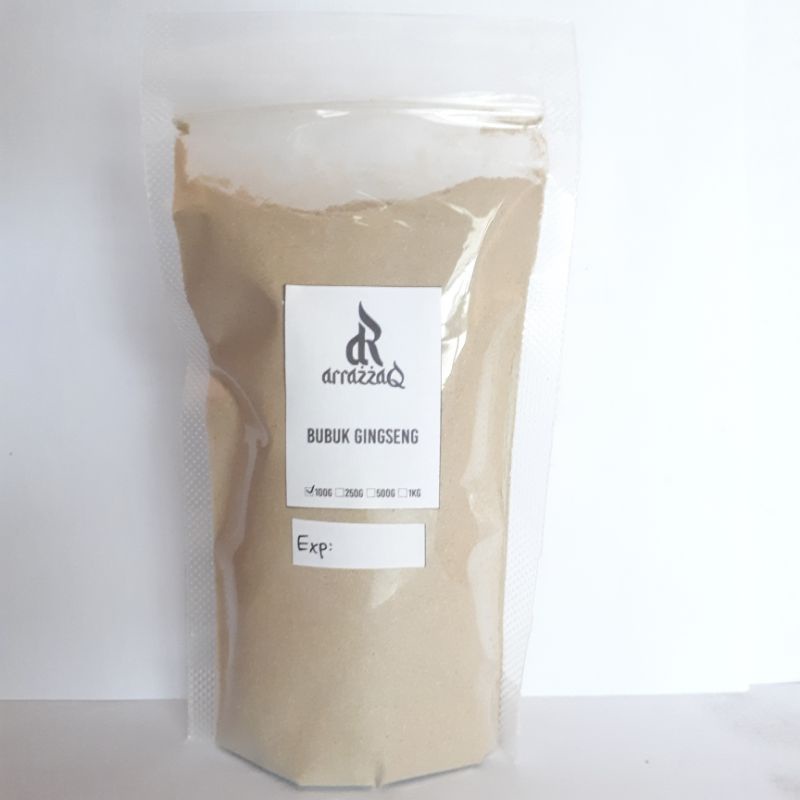 

Bubuk Gingseng Jawa Murni Halus Asli Herbal 100 Gram
