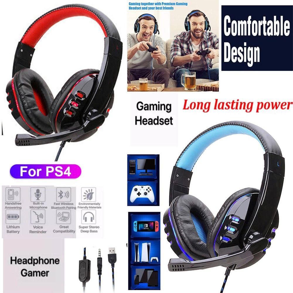 Preva PS5 Headset Gaming Fashion Surround Sound PC Laptop PS4 PS5 Xbox One Wired