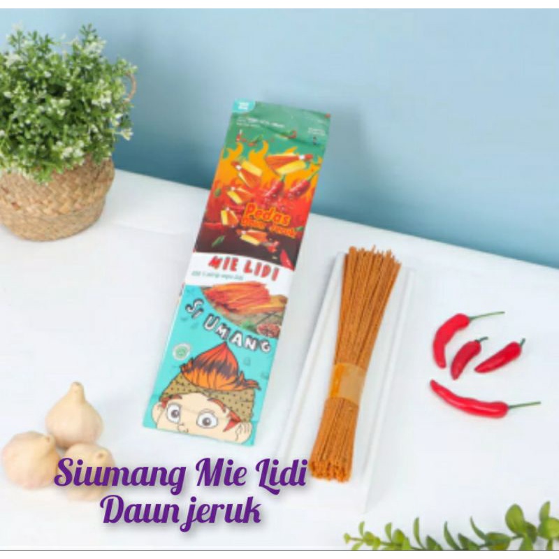 

Mie Lidi Siumang mirip sapu lidi Rasa Daun Jeruk